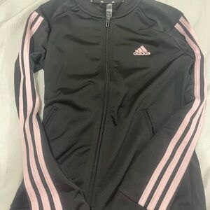 Adidas Black Primegreen Jacket with Pink Logo